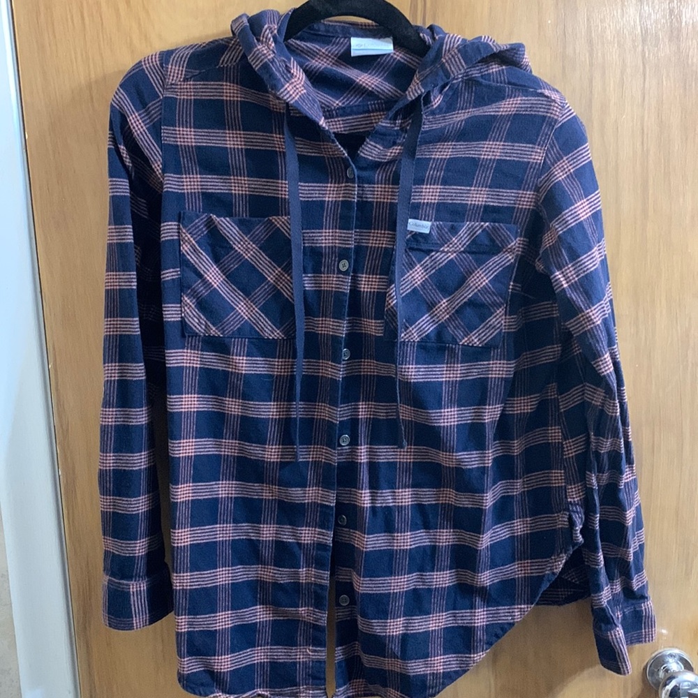 Columbia Hooded flannel